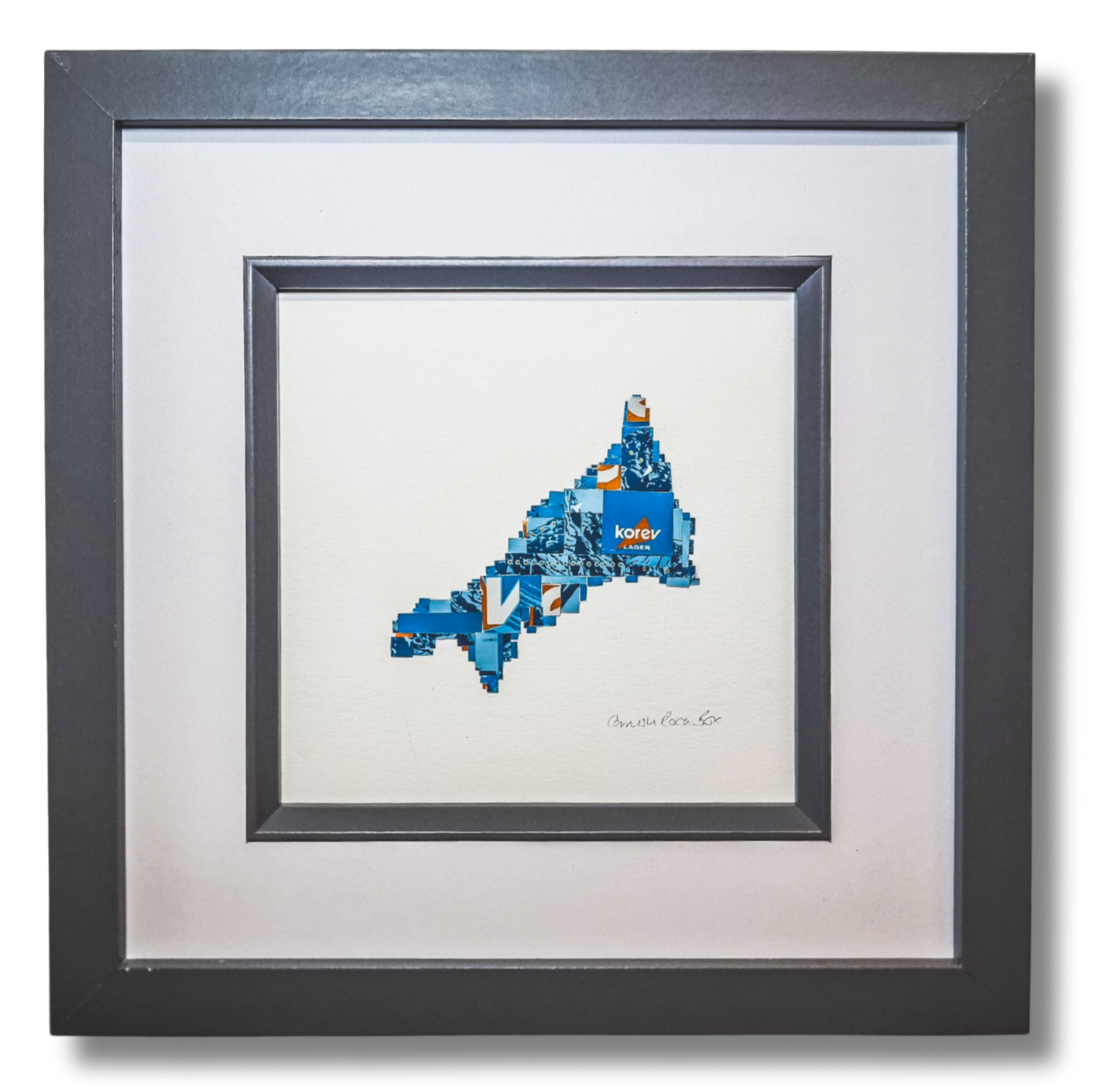 Map of Cornwall - Korev - Small