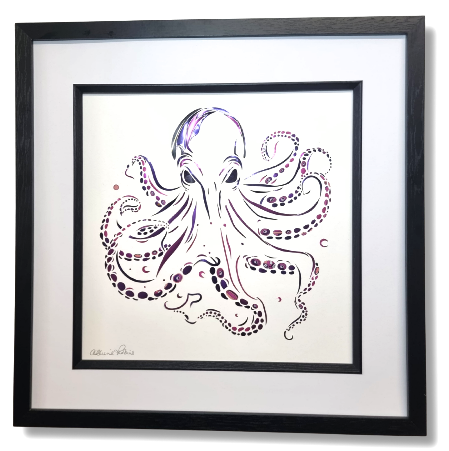 Handcrafted Kraken Picture from Recycled Cans | Catherine Robins
