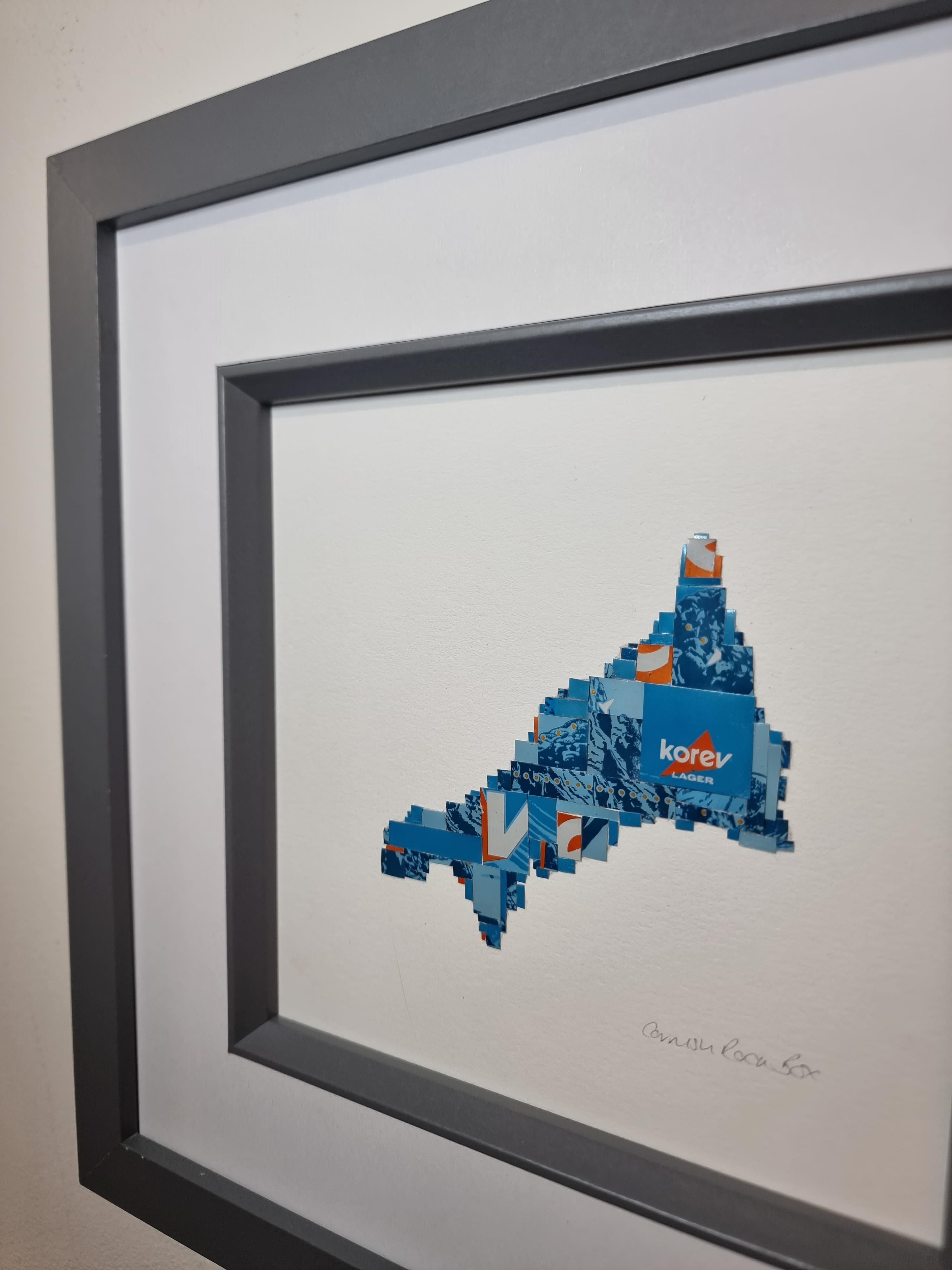 Map of Cornwall - Korev - Small