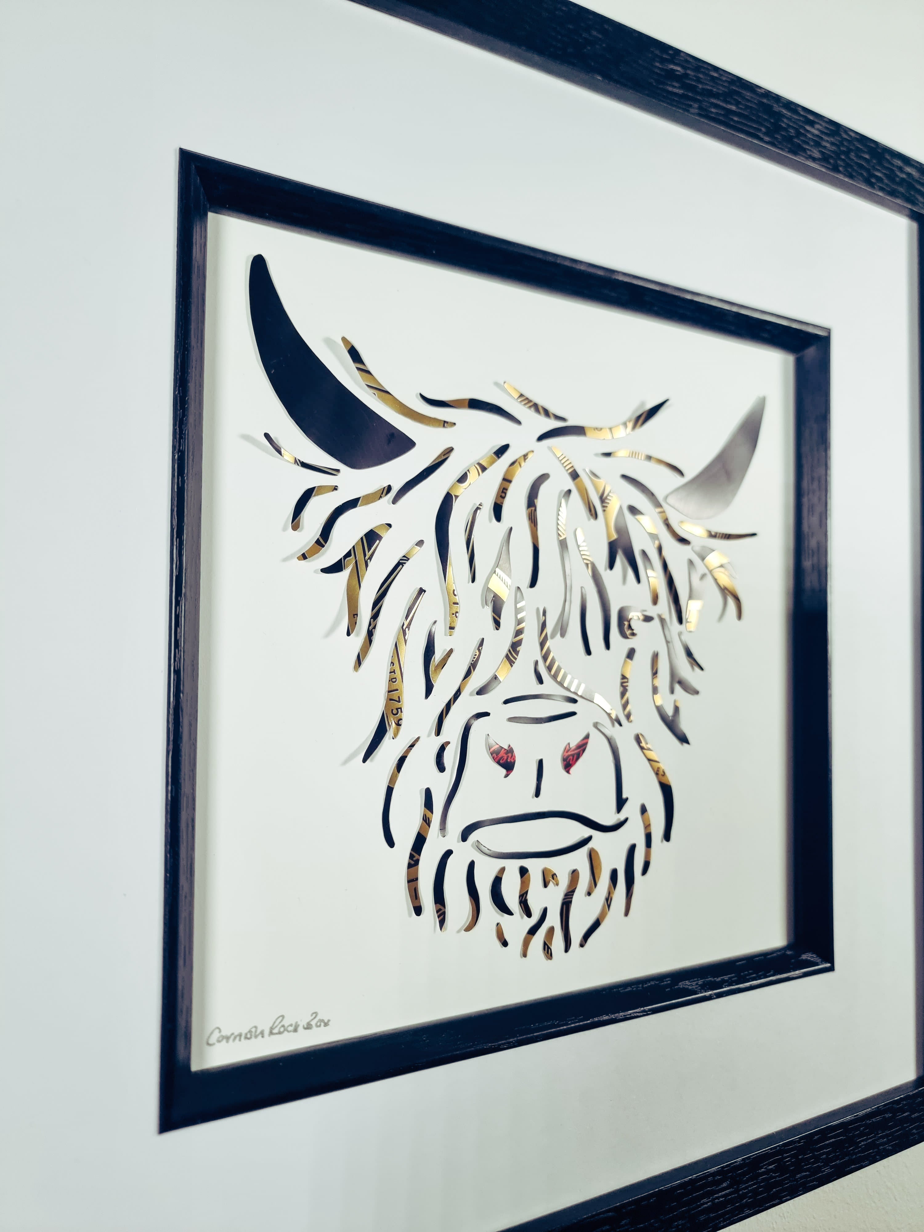 The Stoic Highland Cow