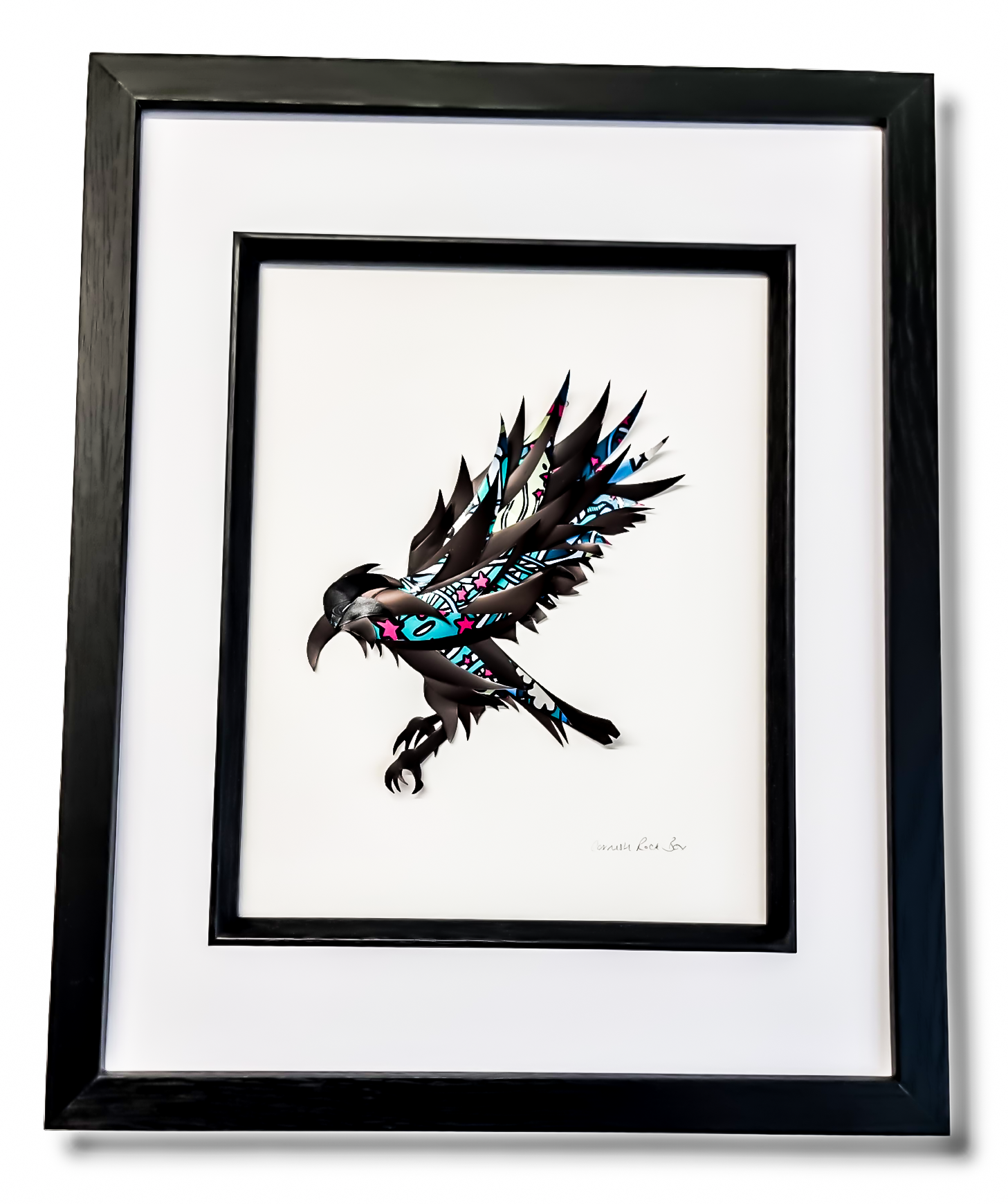 Flying crow