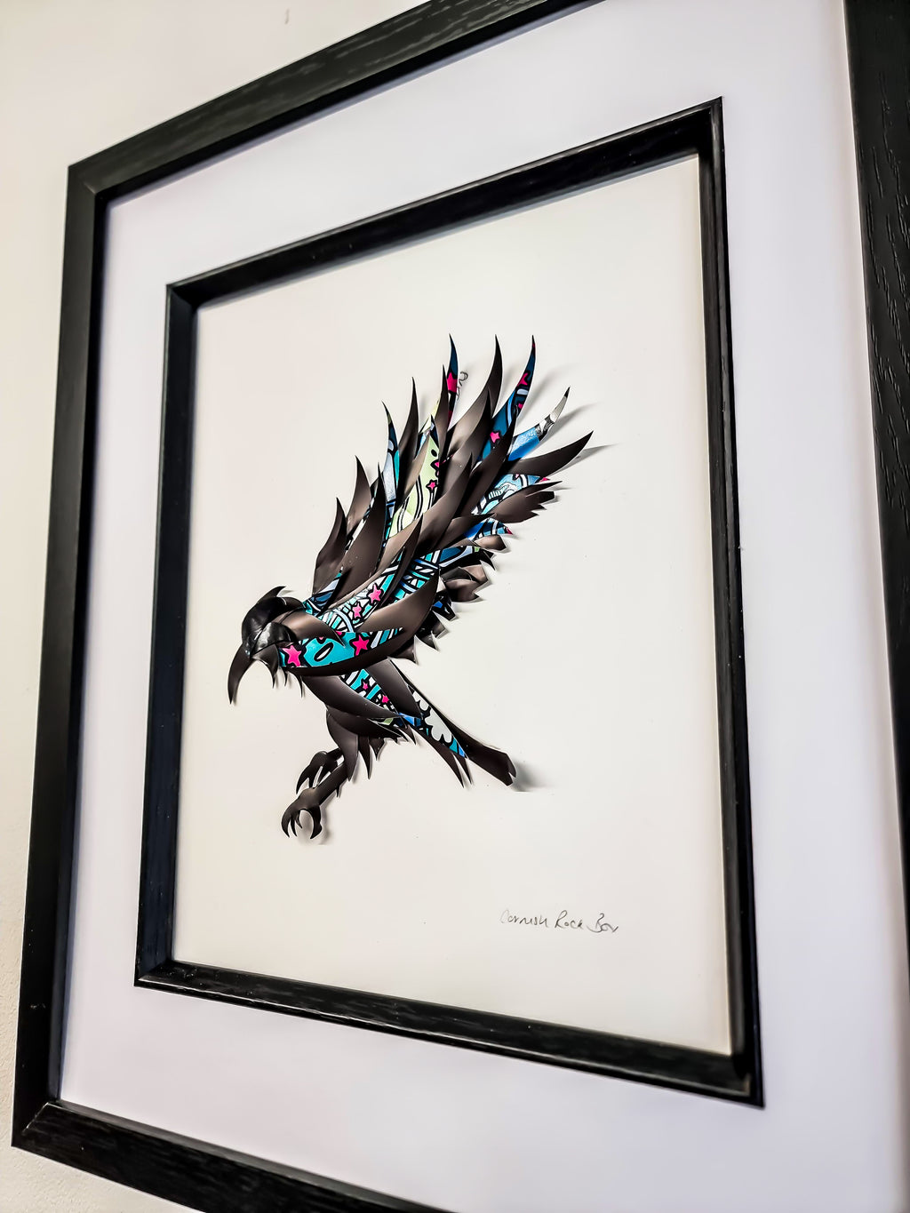 Flying crow