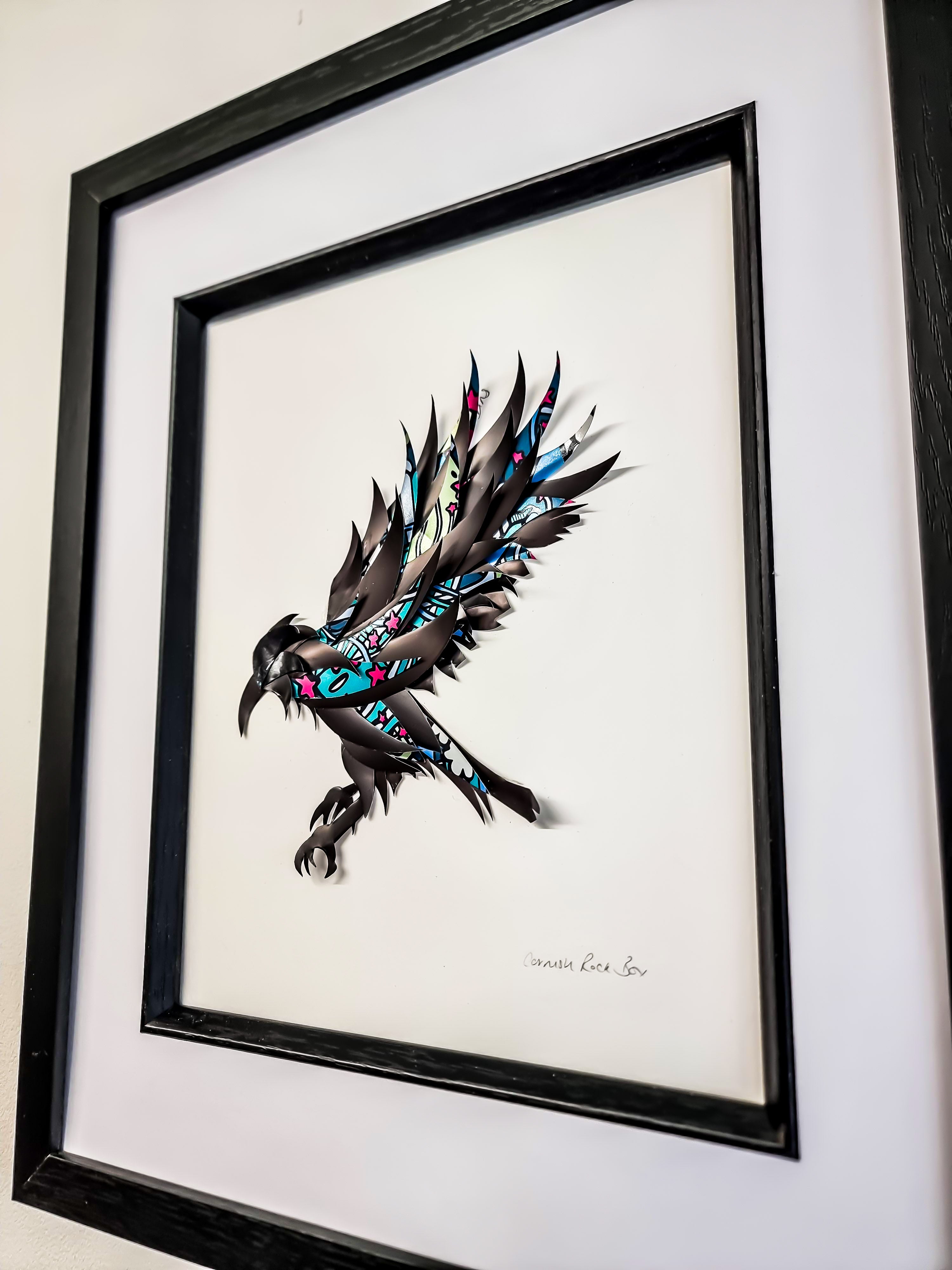 Flying crow