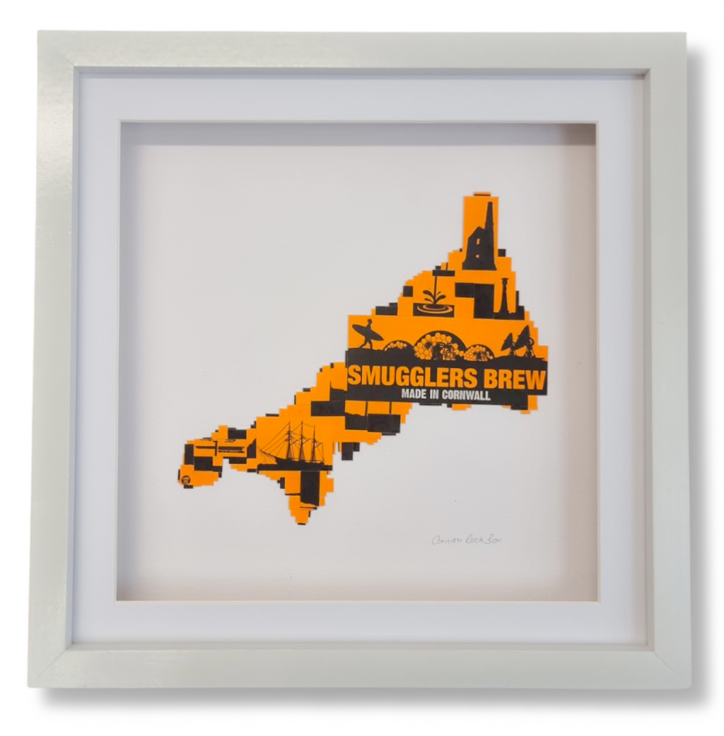 Medium Cornish Tea Map