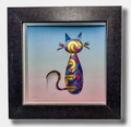 Small Purple & Gold Cat